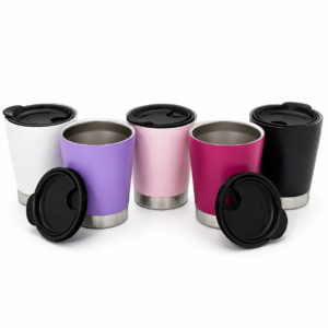 Copo Parede Dupla Inox 300ml