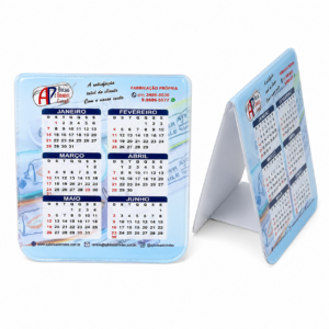Calendário Dobrável