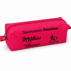 Necessaire em Lona tipo Porta Lápis